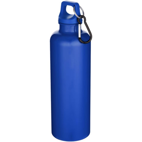 Oregon 750 ml einfarbige RS-zertifizierte Wasserflasche aus recyceltem Kunststoff mit Karabinerhaken - royalblau - Hauptfoto