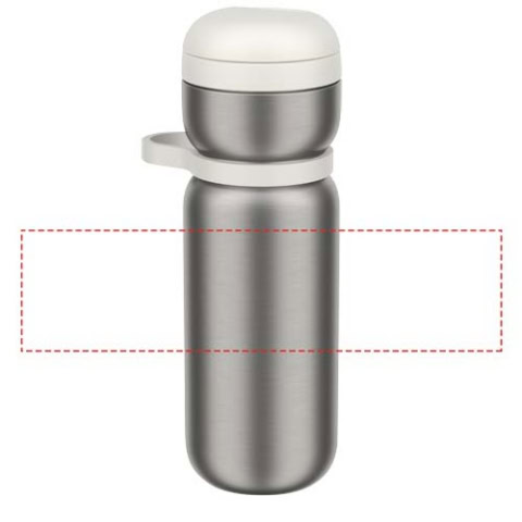 Mepal Twist 600 ml Thermo-Sportflasche - weiss – Bild 7