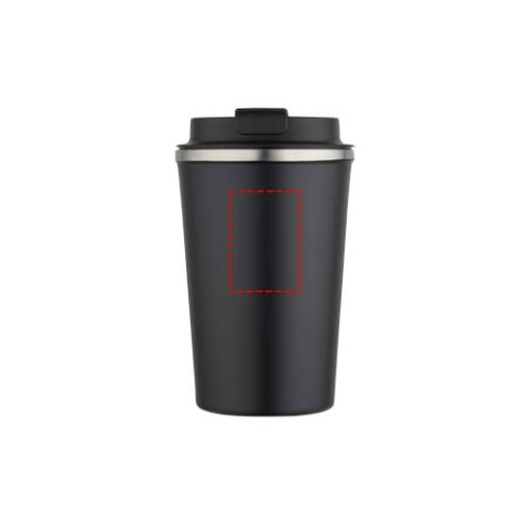 Newport 350 ml doppelwandiger, vakuumisolierter Becher aus Edelstahl - schwarz – Bild 9