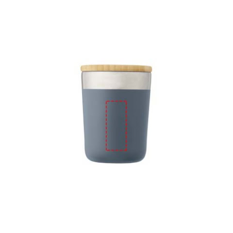 Lagan 330 ml Kupfer-Vakuum Isolierbecher mit Bambusdeckel - eisblau – Bild 14