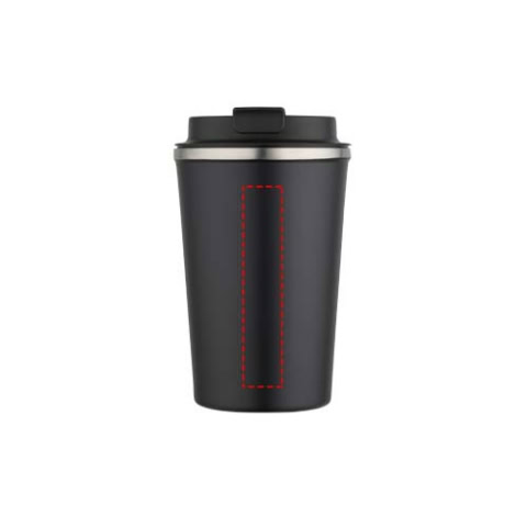 Newport 350 ml doppelwandiger, vakuumisolierter Becher aus Edelstahl - schwarz – Bild 8