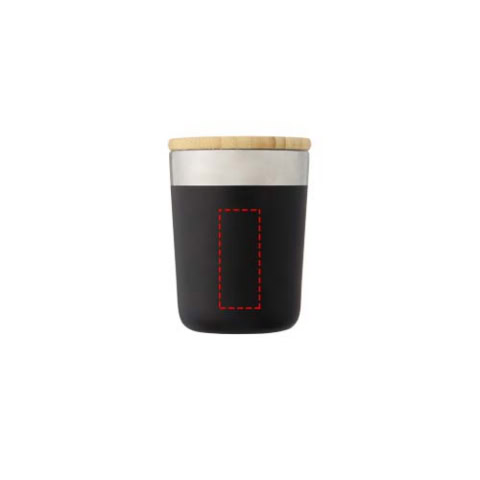 Lagan 330 ml Kupfer-Vakuum Isolierbecher mit Bambusdeckel - schwarz – Bild 13