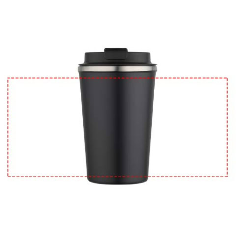 Newport 350 ml doppelwandiger, vakuumisolierter Becher aus Edelstahl - schwarz – Bild 10