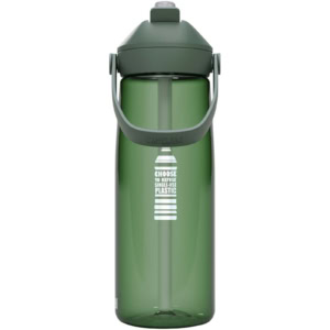 Camelbak® Thrive Flip 750 ml Tritan Renew Trinkflasche mit Flip Strohhalm - waldgrün - Logo 1