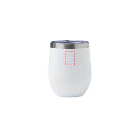 Corzo 350 ml RCS-zertifizierter Kupfer-Vakuum Isolierbecher aus recyceltem Edelstahl - weiss – Bild 12