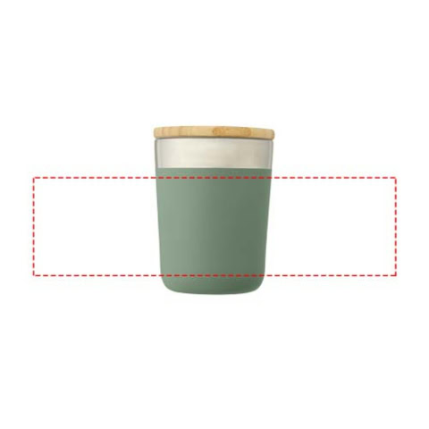 Lagan 330 ml Kupfer-Vakuum Isolierbecher mit Bambusdeckel - heather grün – Bild 15