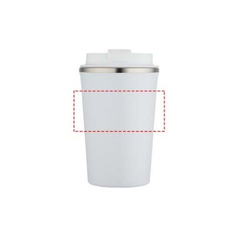 Newport 350 ml doppelwandiger, vakuumisolierter Becher aus Edelstahl - weiss – Bild 7