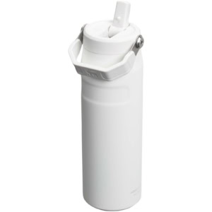 Stanley IceFlow™ 2.0 700 ml Flasche mit Flip-Trinkhalm – weiß gefrosted