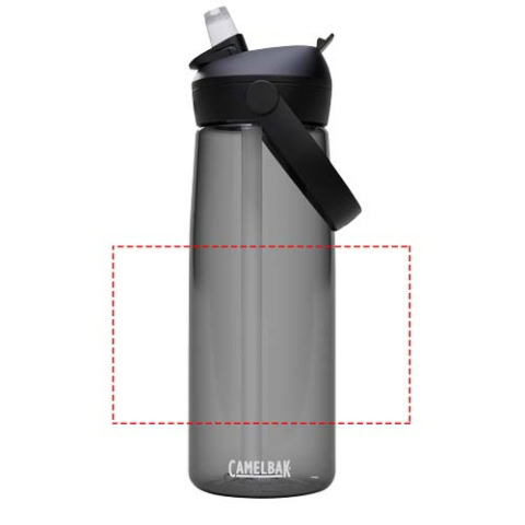 Camelbak® Thrive Flip 750 ml Tritan Renew Trinkflasche mit Flip Strohhalm - charcoal – Bild 6