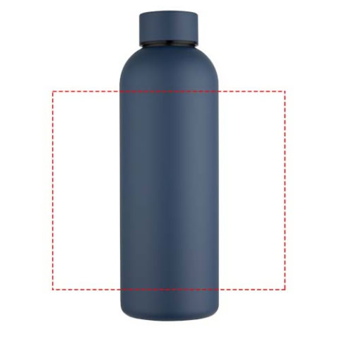 Spring 750 ml RCS-zertifizierte einwandige Trinkflasche aus recyceltem Edelstahl - hale blau – Bild 8