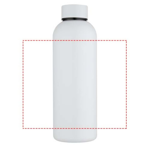 Spring 750 ml RCS-zertifizierte einwandige Trinkflasche aus recyceltem Edelstahl - weiss – Bild 9