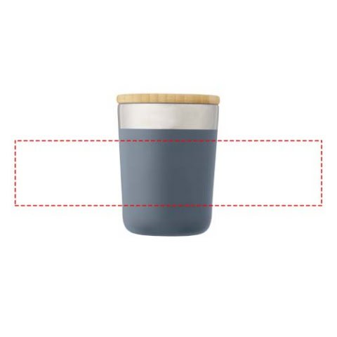 Lagan 330 ml Kupfer-Vakuum Isolierbecher mit Bambusdeckel - eisblau – Bild 16