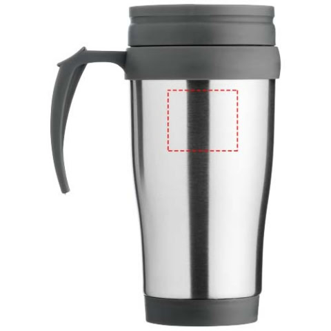 Sanibel 400 ml Isolierbecher - silber / grau – Bild 11