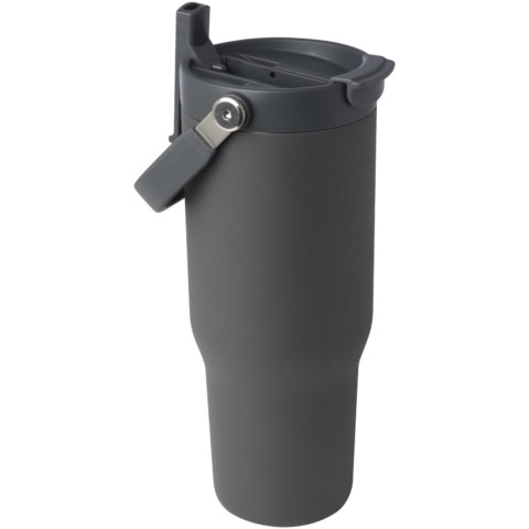 Bronx 900 ml RCS-zertifizierter Kupfer-Vakuum Isolierbecher aus Edelstahl mit Doppelfunktionsdeckel - grau - Extra 1