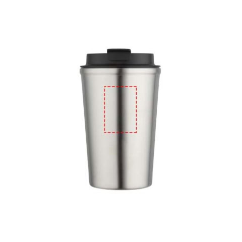 Newport 350 ml doppelwandiger, vakuumisolierter Becher aus Edelstahl - mattsilber – Bild 9