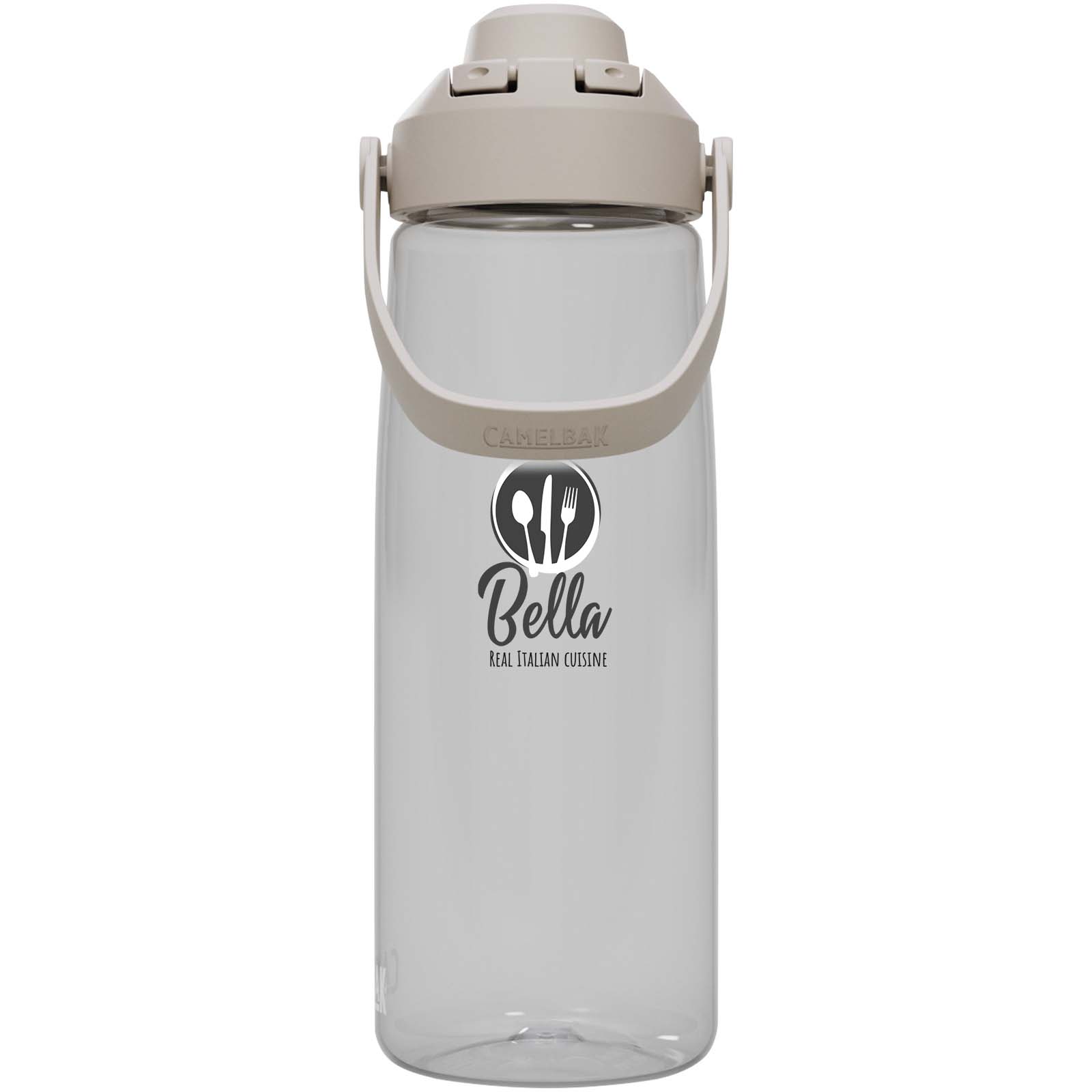 Camelbak® Thrive Chug 740 ml Tritan Renew Trinkflasche mit Schraubverschluss - transparent klar - Logo 1
