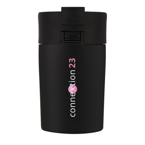 Jetta 180 ml Kupfer-Vakuum Isolierbecher - schwarz - Logo 1