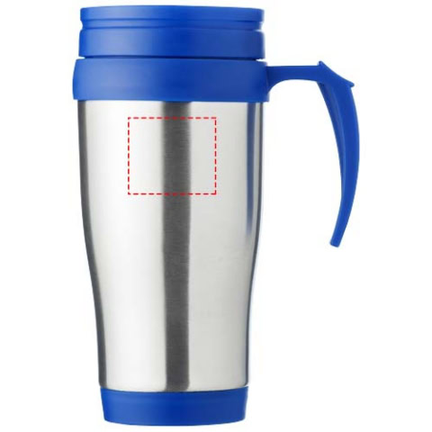 Sanibel 400 ml Isolierbecher - silber / blau – Bild 9