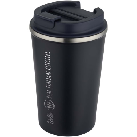 vakuumisolierter Becher aus Edelstahl - navy - Hauptfoto