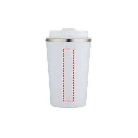 Newport 350 ml doppelwandiger, vakuumisolierter Becher aus Edelstahl - weiss – Bild 8