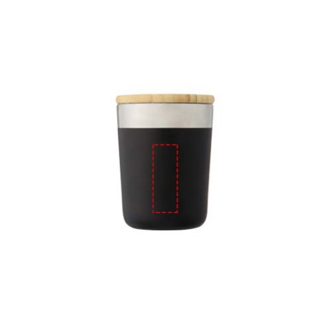 Lagan 330 ml Kupfer-Vakuum Isolierbecher mit Bambusdeckel - schwarz – Bild 12