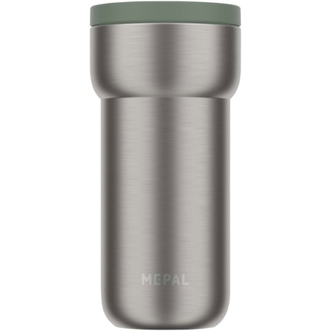 Mepal Ellipse 375 ml Edelstahl Thermobecher - grün - Vorderseite