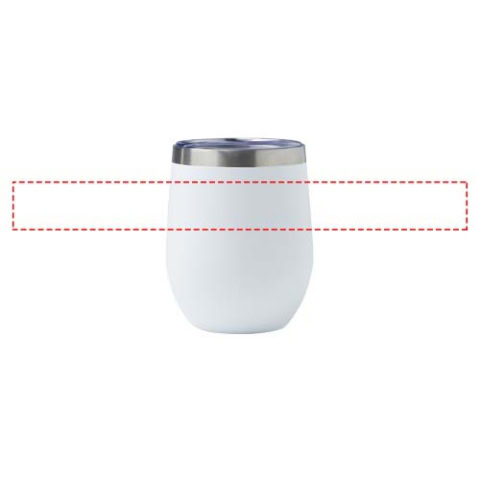 Corzo 350 ml RCS-zertifizierter Kupfer-Vakuum Isolierbecher aus recyceltem Edelstahl - weiss – Bild 14
