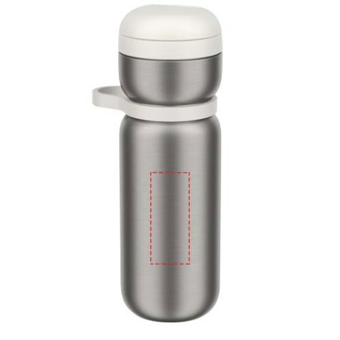 Mepal Twist 600 ml Thermo-Sportflasche - weiss – Bild 6