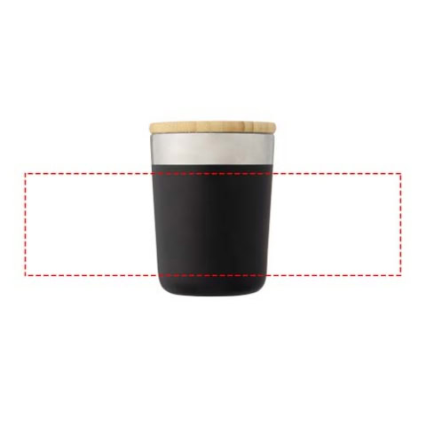 Lagan 330 ml Kupfer-Vakuum Isolierbecher mit Bambusdeckel - schwarz – Bild 15
