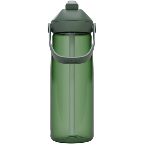 Camelbak® Thrive Flip 750 ml Tritan Renew Trinkflasche mit Flip Strohhalm - waldgrün - Vorderseite