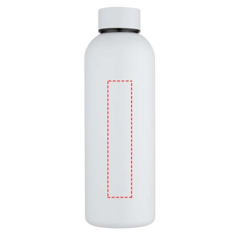 Spring 750 ml RCS-zertifizierte einwandige Trinkflasche aus recyceltem Edelstahl - weiss – Bild 8