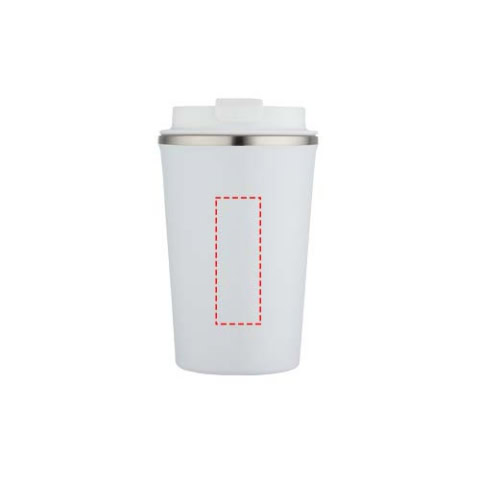 Newport 350 ml doppelwandiger, vakuumisolierter Becher aus Edelstahl - weiss – Bild 6