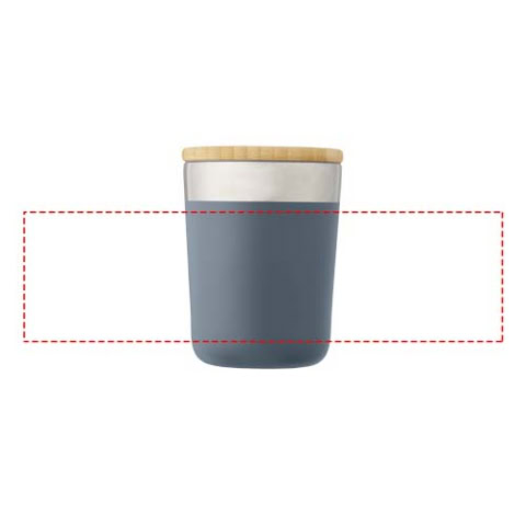 Lagan 330 ml Kupfer-Vakuum Isolierbecher mit Bambusdeckel - eisblau – Bild 12