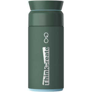 Ocean Bottle 350 ml Brew Flask - waldgrün - Logo 1