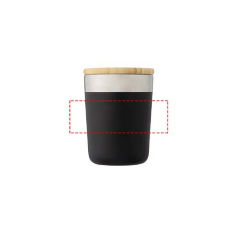 Lagan 330 ml Kupfer-Vakuum Isolierbecher mit Bambusdeckel - schwarz – Bild 14