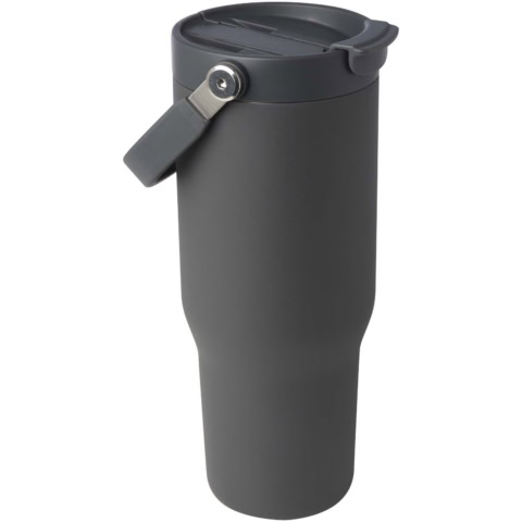 Bronx 900 ml RCS-zertifizierter Kupfer-Vakuum Isolierbecher aus Edelstahl mit Doppelfunktionsdeckel - grau - Hauptfoto