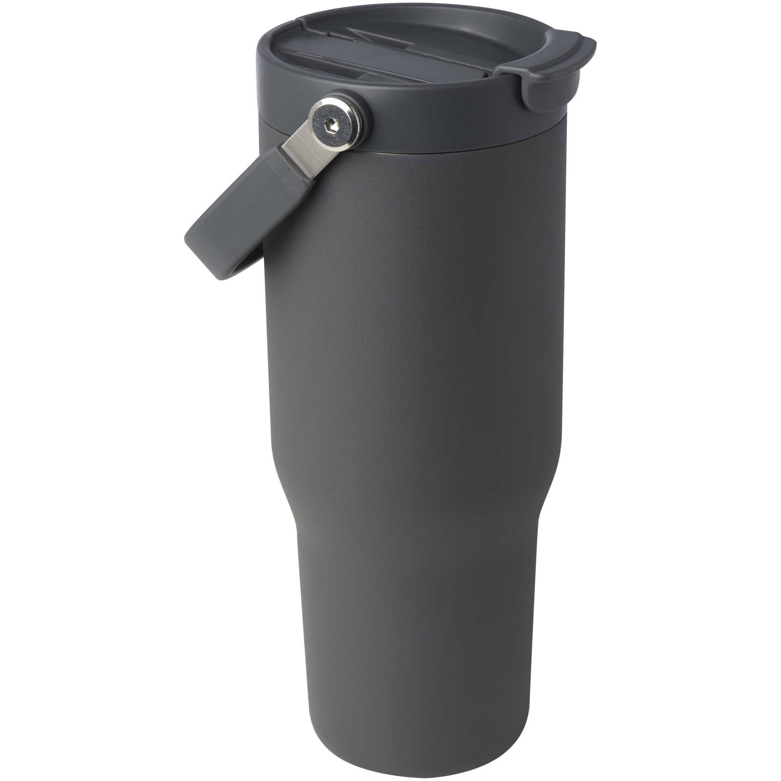 Bronx 900 ml RCS-zertifizierter Kupfer-Vakuum Isolierbecher aus Edelstahl mit Doppelfunktionsdeckel - grau - Hauptfoto