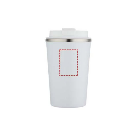 Newport 350 ml doppelwandiger, vakuumisolierter Becher aus Edelstahl - weiss – Bild 9