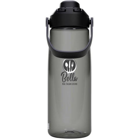 Camelbak® Thrive Chug 740 ml Tritan Renew Trinkflasche mit Schraubverschluss - charcoal - Logo 1