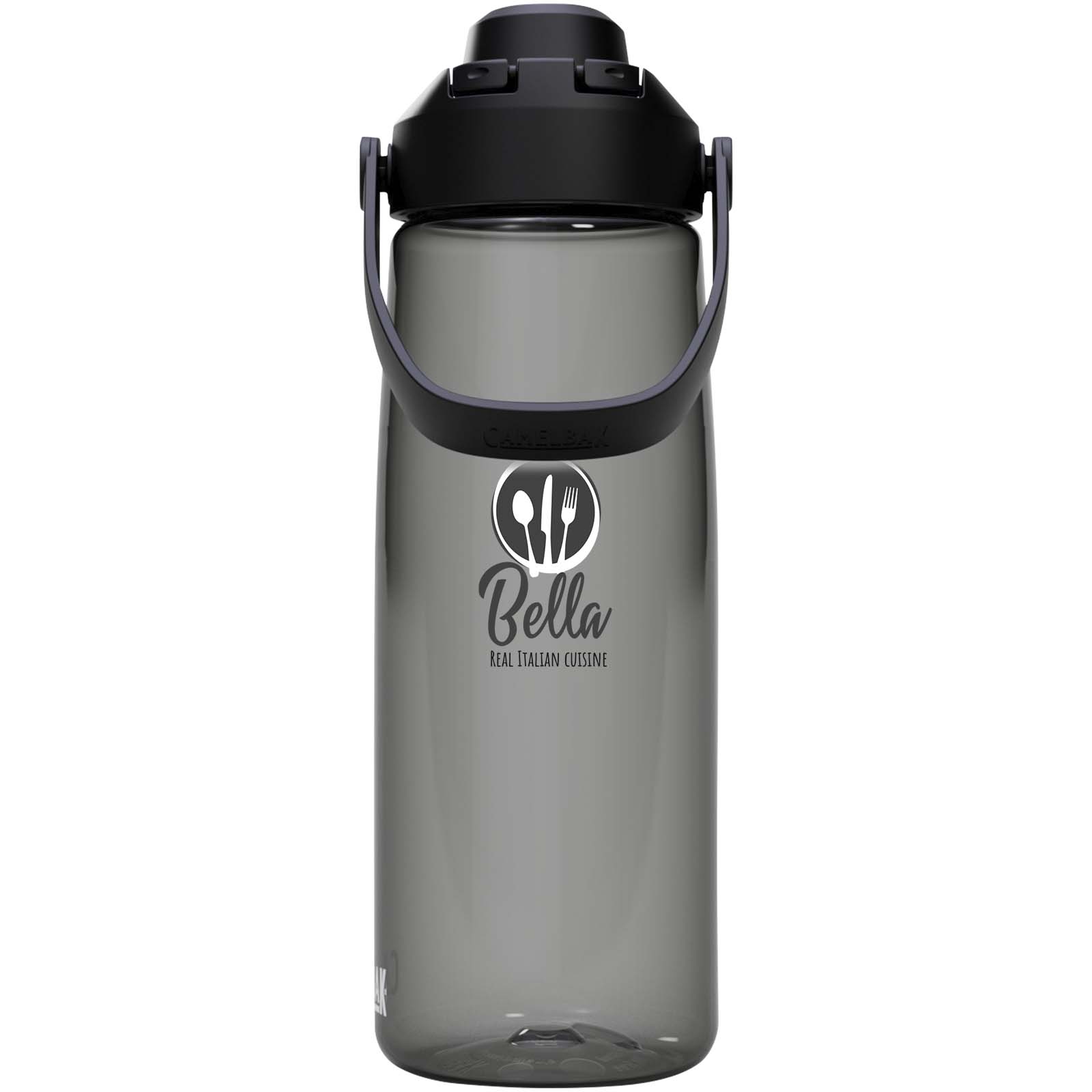 Camelbak® Thrive Chug 740 ml Tritan Renew Trinkflasche mit Schraubverschluss - charcoal - Logo 1