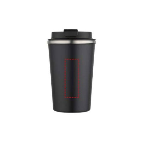 Newport 350 ml doppelwandiger, vakuumisolierter Becher aus Edelstahl - schwarz – Bild 6