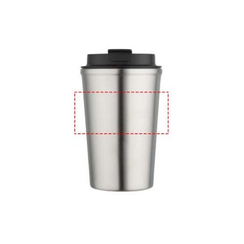 Newport 350 ml doppelwandiger, vakuumisolierter Becher aus Edelstahl - mattsilber – Bild 7