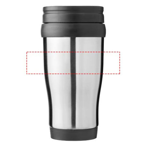 Sanibel 400 ml Isolierbecher - silber / grau – Bild 8