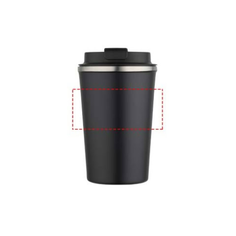 Newport 350 ml doppelwandiger, vakuumisolierter Becher aus Edelstahl - schwarz – Bild 7