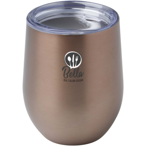 Corzo 350 ml RCS-zertifizierter Kupfer-Vakuum Isolierbecher aus recyceltem Edelstahl - bronze - Logo 1