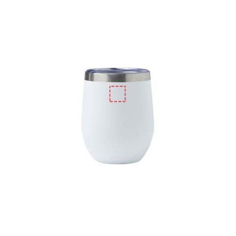 Corzo 350 ml RCS-zertifizierter Kupfer-Vakuum Isolierbecher aus recyceltem Edelstahl - weiss – Bild 13