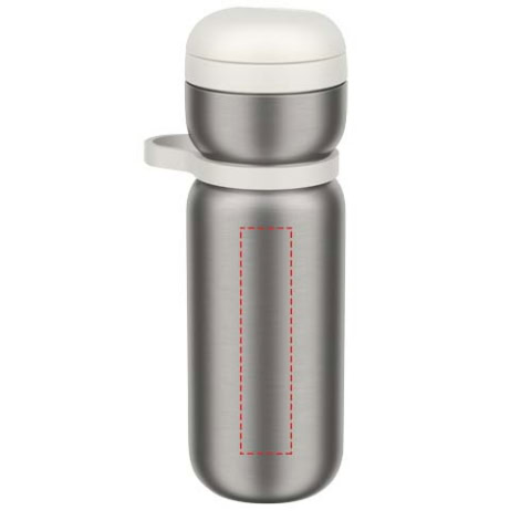 Mepal Twist 600 ml Thermo-Sportflasche - weiss – Bild 5