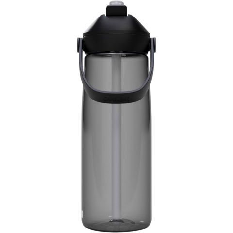 Camelbak® Thrive Flip 750 ml Tritan Renew Trinkflasche mit Flip Strohhalm - charcoal - Vorderseite