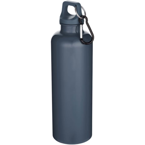 Oregon 750 ml einfarbige RS-zertifizierte Wasserflasche aus recyceltem Kunststoff mit Karabinerhaken - hale blau - Hauptfoto