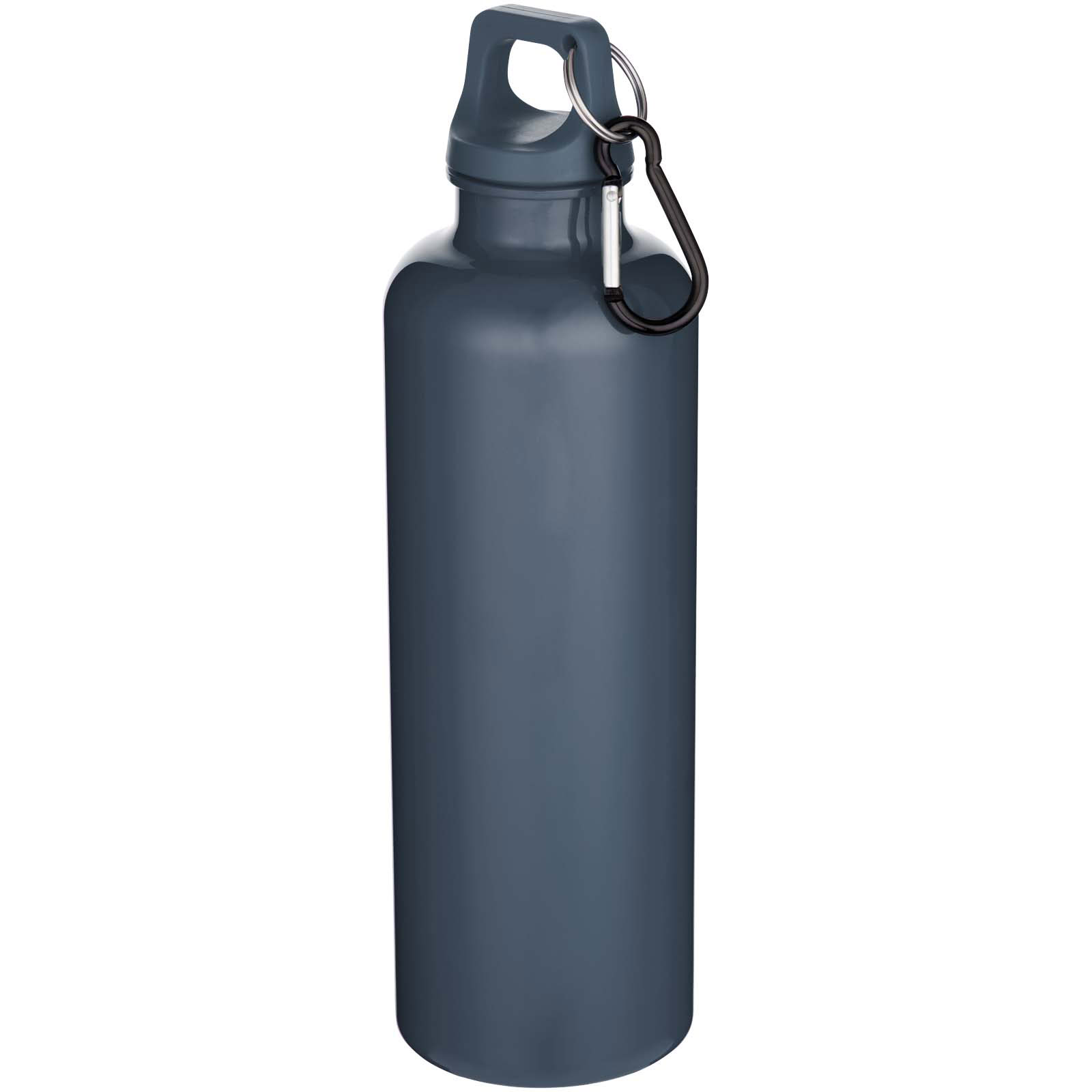Oregon 750 ml einfarbige RS-zertifizierte Wasserflasche aus recyceltem Kunststoff mit Karabinerhaken - hale blau - Hauptfoto